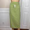 New EMILY 2PC Avocado Polyester Lined Ruffle Collar Cocktail Skirt Suit Size 12 (Copy)