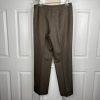 Suit Studio Women Polyester Pant Suit Size 12 Peanut Lined Notch Collar 2PC