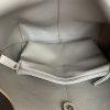 Madison West Faux Leather Long Handle Tote Bag Camel Roomy Removable Zip Pouch