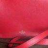 Kate Spade NY Leather Crossbody Bag Purse Red Adjustable Strap Pockets Small