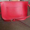 Kate Spade NY Leather Crossbody Bag Purse Red Adjustable Strap Pockets Small