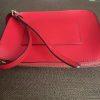 Kate Spade NY Leather Crossbody Bag Purse Red Adjustable Strap Pockets Small