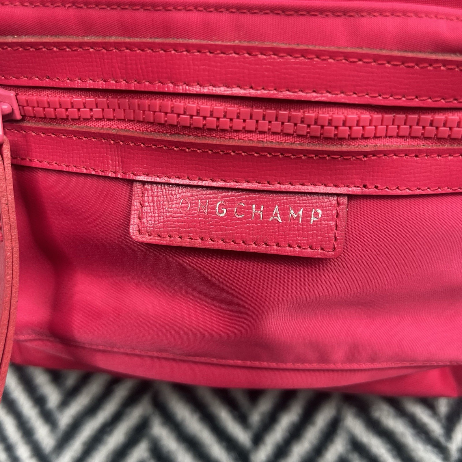 10-1278.jpg Longchamp Le Pliage Neo Small Backpack Pink Adjustable Straps Zip Pockets