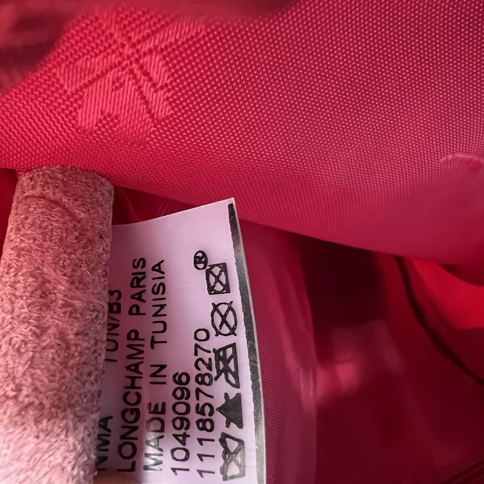 10-1284.jpg Longchamp Le Pliage Neo Small Backpack Pink Adjustable Straps Zip Pockets