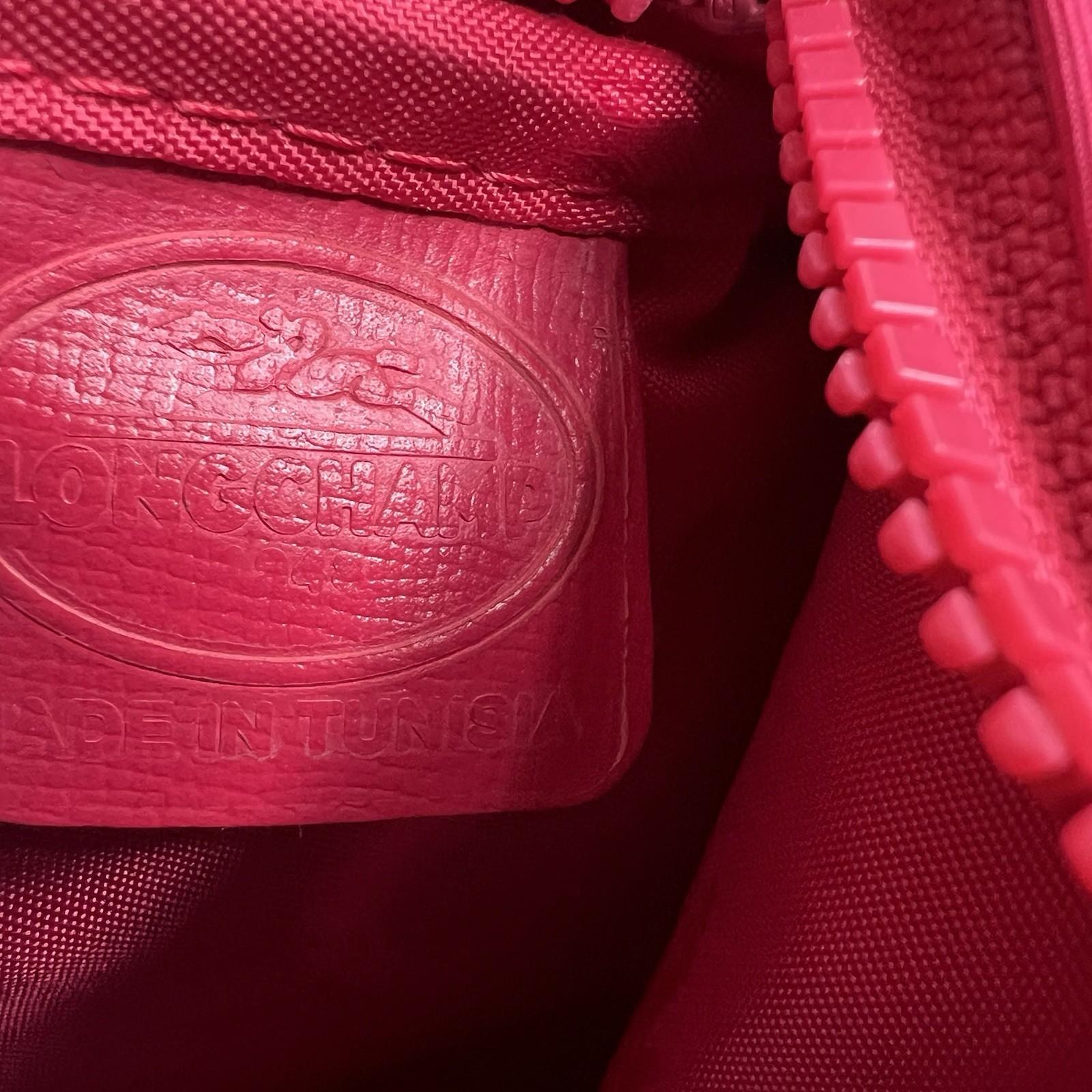 10-1285.jpg Longchamp Le Pliage Neo Small Backpack Pink Adjustable Straps Zip Pockets