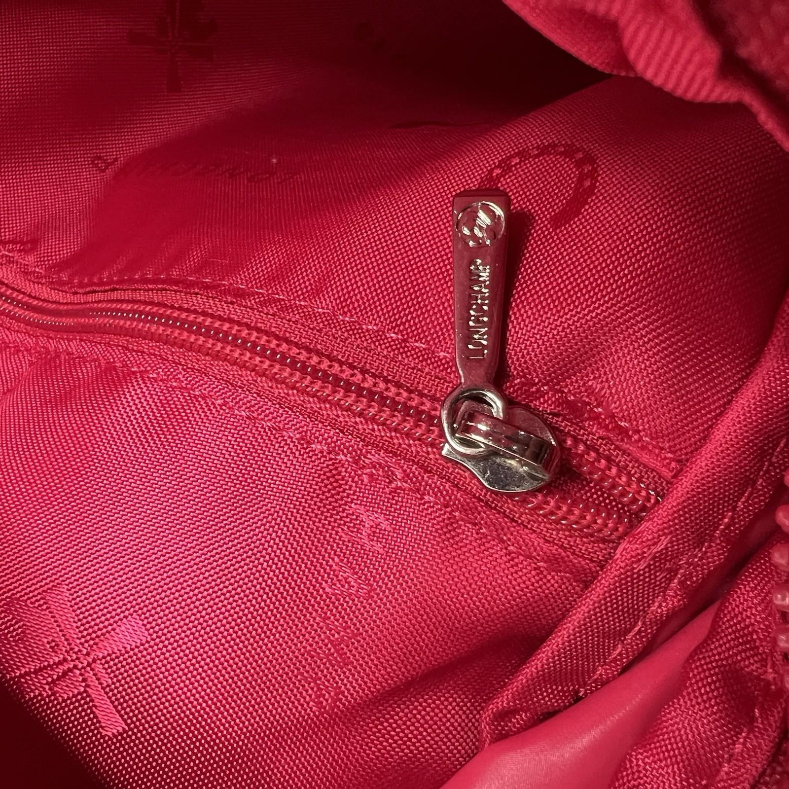 10-1286.jpg Longchamp Le Pliage Neo Small Backpack Pink Adjustable Straps Zip Pockets