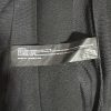Theory Tight Knit Fit & Flare Dress Size M Pleat Tee Dress Black Prosecco