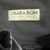 Chiara Boni La Petite Robe Velvet Lace Midi Dress Size 46 Black Stretch New