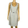 Hugo Boss Linen Dress Size 6 Beige Sleeveless Belted Dress Timeless