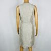 Hugo Boss Linen Dress Size 6 Beige Sleeveless Belted Dress Timeless