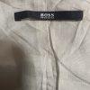 Hugo Boss Linen Dress Size 6 Beige Sleeveless Belted Dress Timeless
