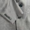 Christian Dior Vintage Men Blazer Size 44R Gray Stripe 2 Button Timeless Preppy