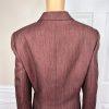 LE SUIT 2PC Burgundy Polyester Mismatch Career Pant ( Size 14) Suit( Size 16)