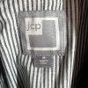 10-218.jpg JC Penney Men Wool Coat Pea Coat Size M Navy Double Breasted Lined Pockets