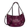 Coach Chelsea Pebble Leather Small Crossbody Shoulder Strap Bag Dark Berry