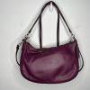 Coach Chelsea Pebble Leather Small Crossbody Shoulder Strap Bag Dark Berry