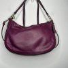 Coach Chelsea Pebble Leather Small Crossbody Shoulder Strap Bag Dark Berry