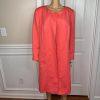 New JOHN MEYER 2P Coral Polyester Lined Collarless Dress Suit Size 22W MSRP 0