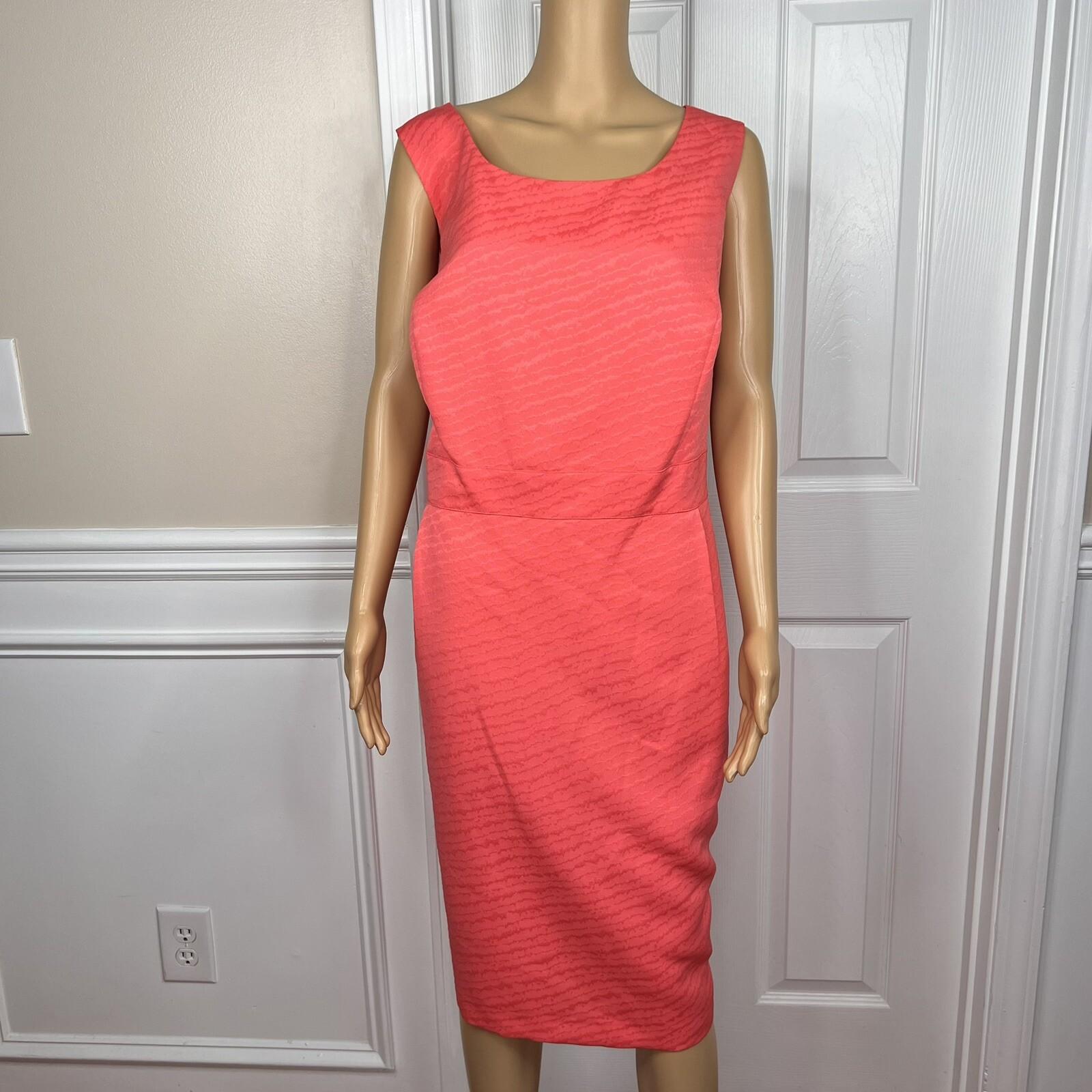 New JOHN MEYER 2P Coral Polyester Lined Collarless Dress Suit Size 22W MSRP 0