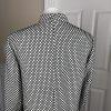 Jones Studio Women Polyester Blazer Size 14W Black White Lined Open Front