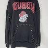 Gameday Couture Women Pullover Size L Black Georgia Bulldogs Studded Hoodie