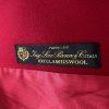 Fleurette Loro Piana 100% Lambswool Pea coat Size 14 Red Double Breasted Power