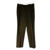 Canali Proposta Pleated Pants Men 34x31 Juniper Pure New Wool Made In Italy