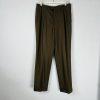 Canali Proposta Pleated Pants Men 34x31 Juniper Pure New Wool Made In Italy