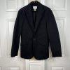 Armani Exchange Vtg Men Cotton Slim Fit Blazer Jacket S Black Denim Like