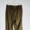 Canali Proposta Pleated Pants Men 34x31 Juniper Pure New Wool Made In Italy