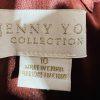 Jenny Yoo Collection Velvet Formal Dress Size 10 Terracotta Flounce Off Shoulder
