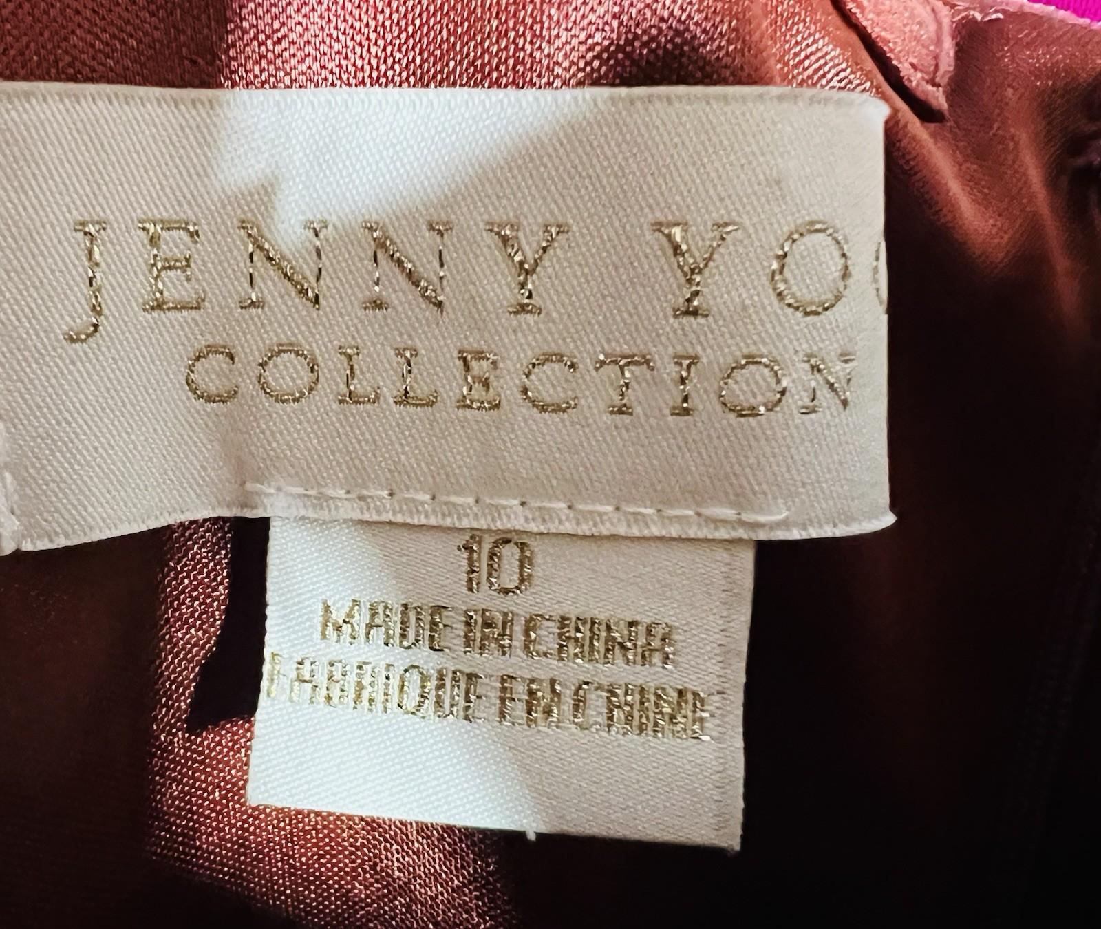 Jenny Yoo Collection Velvet Formal Dress Size 10 Terracotta Flounce Off Shoulder