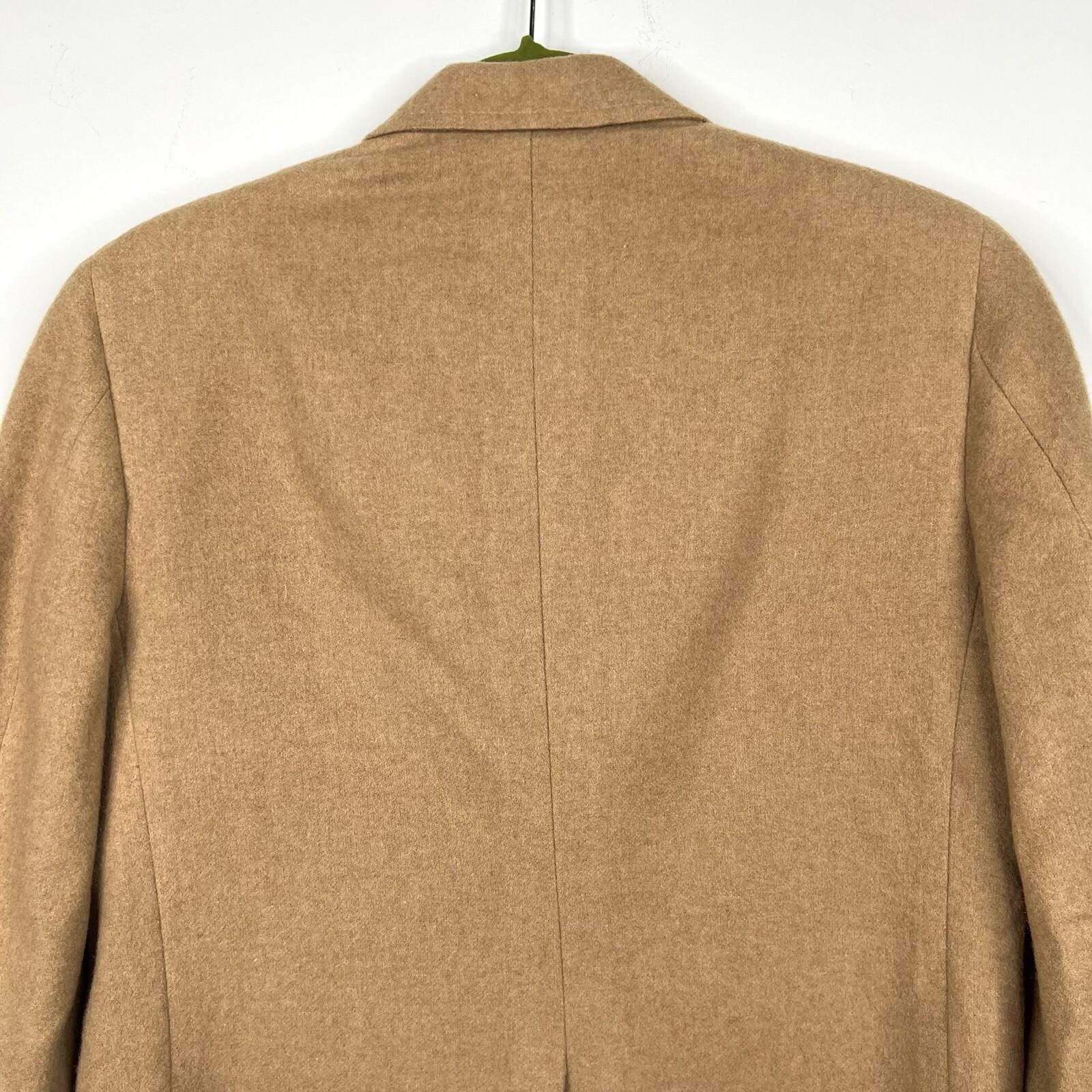 Jos A Bank Clothiers Vintage Camel Hair Blazer Size 40R Tan Vented Sport Coat