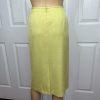10-550.jpg KASPER Women 2PC Lime Polyester Lined Peak Collar Cocktail Skirt Suit Size 18