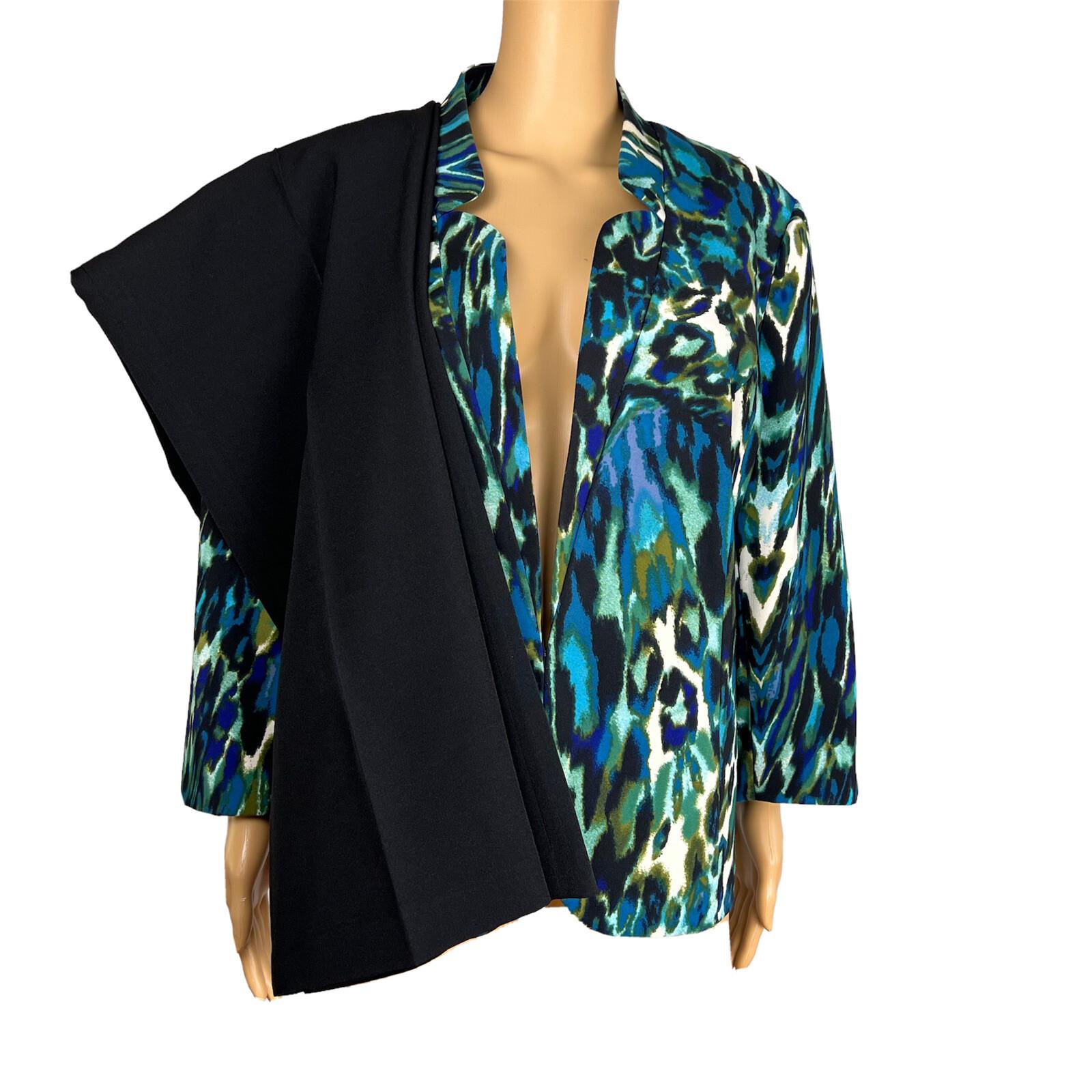 KASPER Women Polyester Spandex Pant Size 16 Suit Size 16W Multicolor Lined 2PC