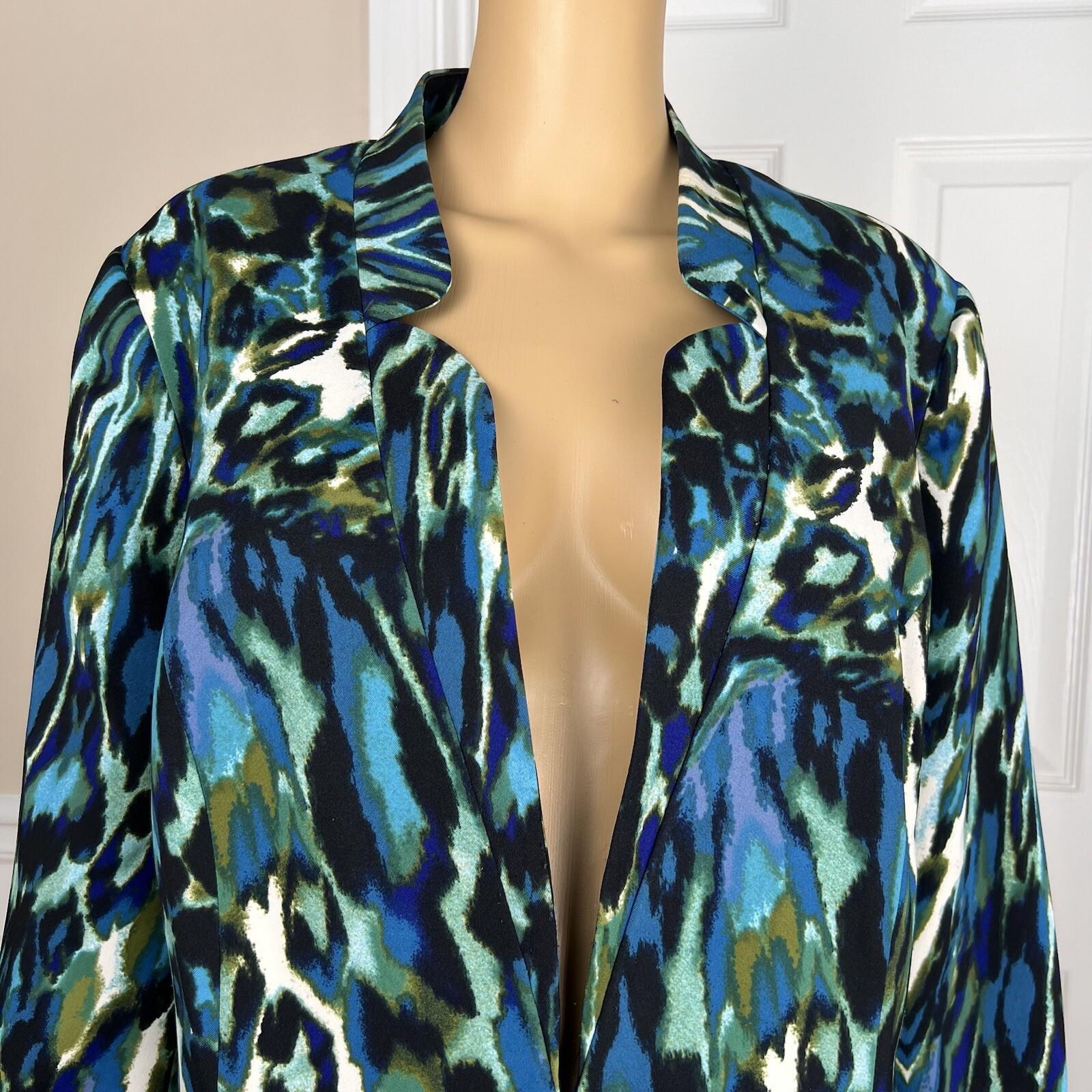 KASPER Women Polyester Spandex Pant Size 16 Suit Size 16W Multicolor Lined 2PC