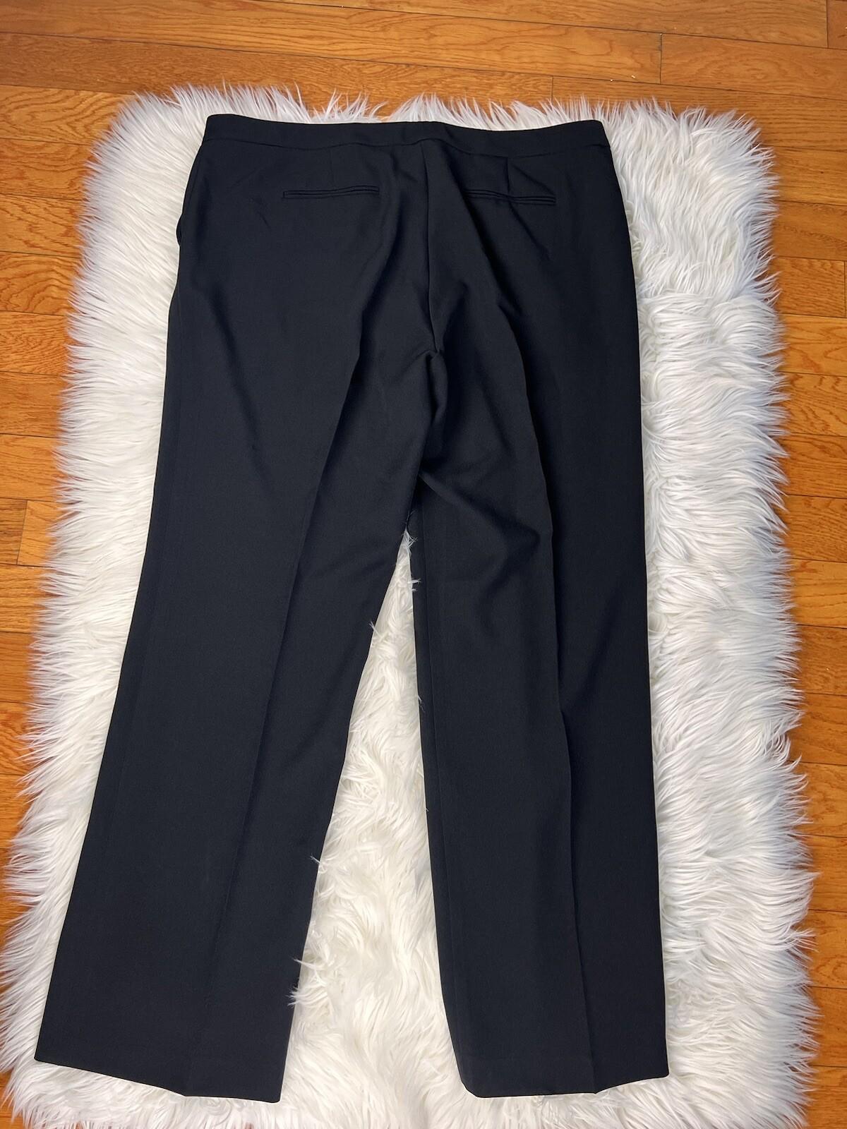 KASPER Women Polyester Spandex Pant Size 16 Suit Size 16W Multicolor Lined 2PC