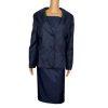 EY SIGNATURE Women  Skirt Suit Size 16W Navy Blue Polyester Lined Cocktail 2PC