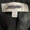 Jones Studio Women Polyester Blazer Size 14W Black White Lined Open Front