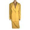 John Meyer Women Polyester Skirt Suit 18W Honey 2PC Lined Shawl Collar Cocktail