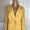 John Meyer Women Polyester Skirt Suit 18W Honey 2PC Lined Shawl Collar Cocktail
