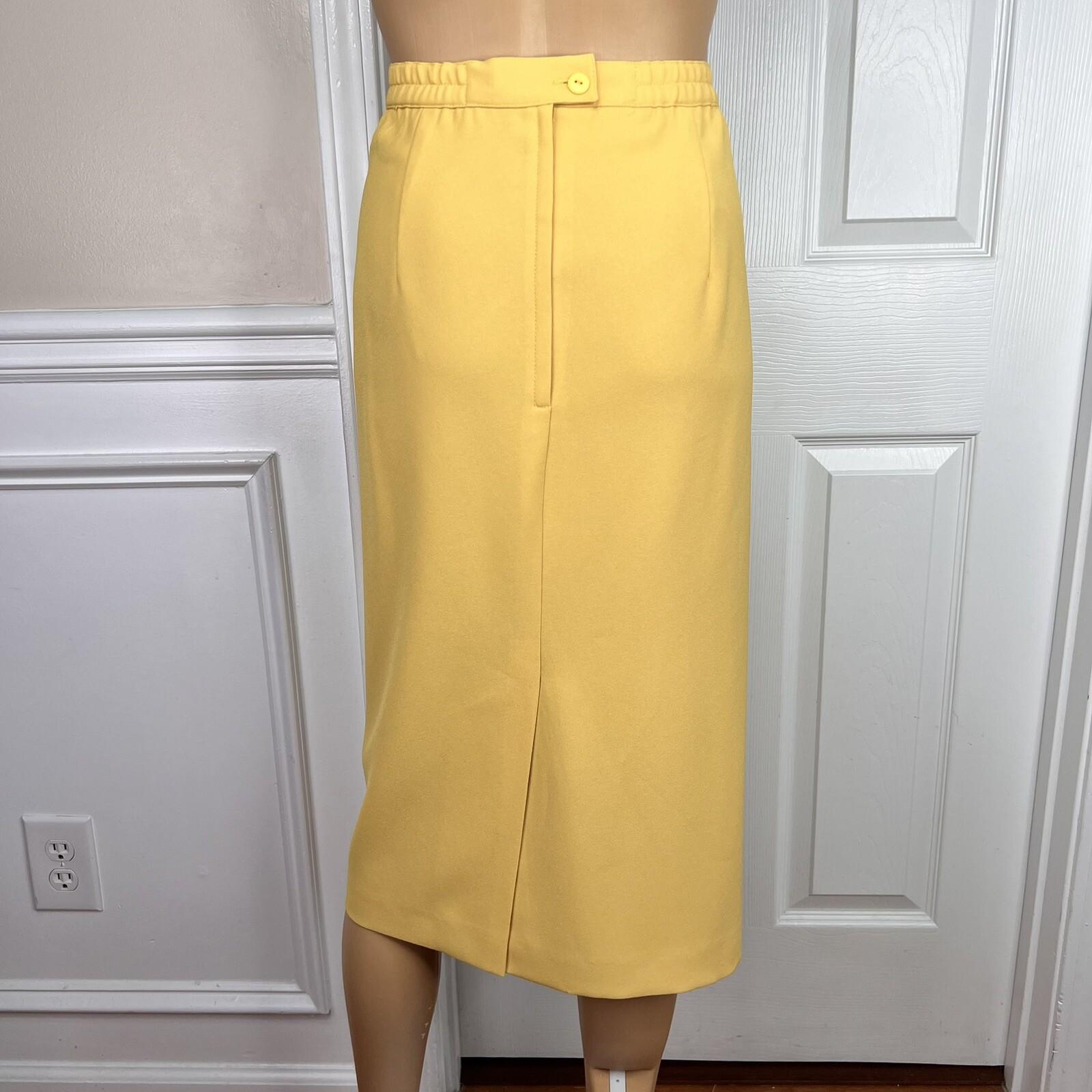 John Meyer Women Polyester Skirt Suit 18W Honey 2PC Lined Shawl Collar Cocktail