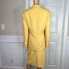 John Meyer Women Polyester Skirt Suit 18W Honey 2PC Lined Shawl Collar Cocktail