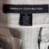 French Connection Wool Blend Maxi 10 Light Gray Adjustable Waist Pockets Slit
