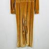Fabletics Velour Light Honey Gold Jumpsuit Tracksuit  Size L Wide Leg Stretch