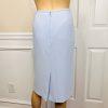 Le Suit Periwinkle Polyester Skirt Size 16 Suit Size 18 Notch Collar 2PC New