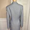 Le Suit Women Polyester Skirt Suit Size 12 Light Gray Lined Notch Collar 2 PC