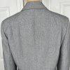 KASPER Women Polyester Spandex Pant Suit Size 8 Light Gray Notch Collar 2PC