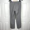 KASPER Women Polyester Spandex Pant Suit Size 8 Light Gray Notch Collar 2PC