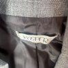 KASPER Women Polyester Spandex Pant Suit Size 8 Light Gray Notch Collar 2PC